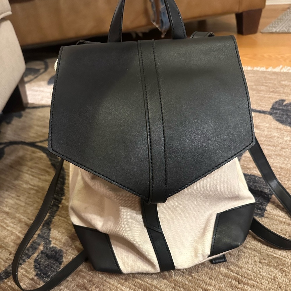 Deux Lux Black and Cream Backpack